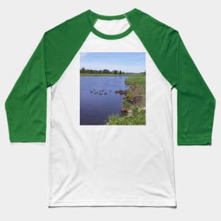 Ducks & Loons in Nature Baseball T-Shirt